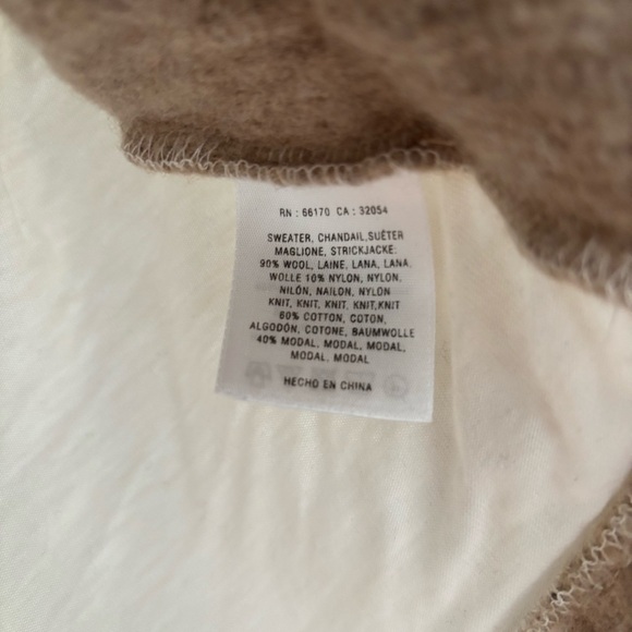 Anthropologie Pilcro and the Letterpress 3/4 Sleeve Wool Sweater Top - Picture 4 of 5